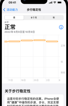 西夏iPhone手机维修如何在iPhone开启'步行稳定性通知'