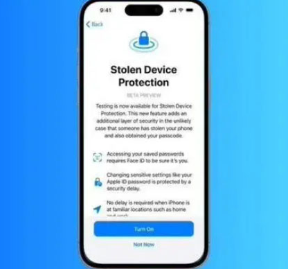 西夏苹果授权维修店分享被盗设备保护功能开启方法 