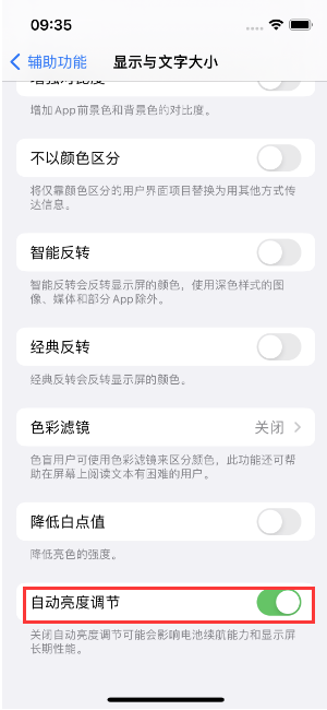 西夏苹果15维修店分享iPhone 15 Pro系列屏幕亮度 