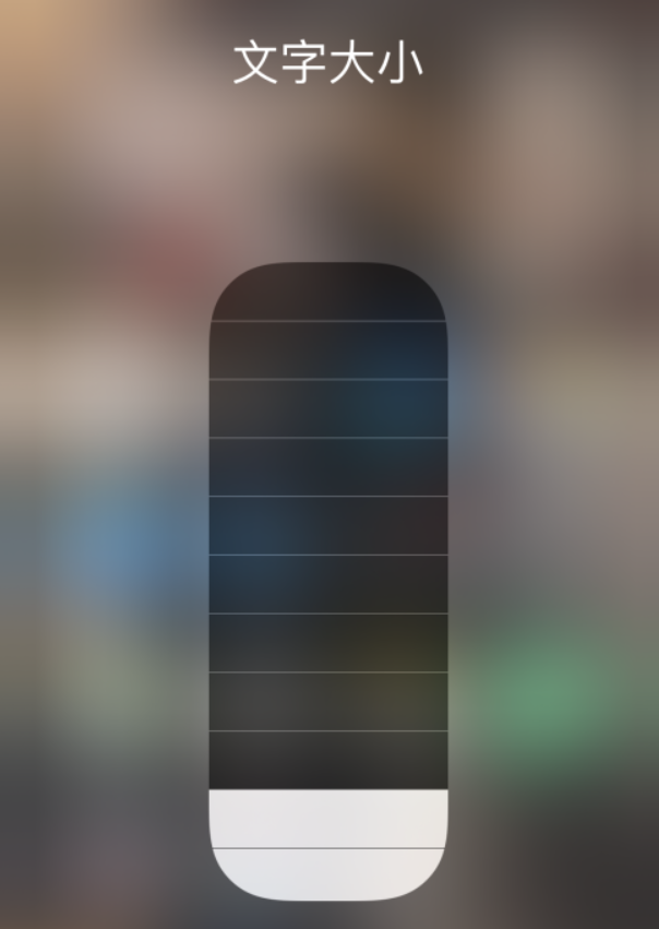 西夏苹果手机维修分享小技巧：在 iPhone 控制中心快速调节字体大小 